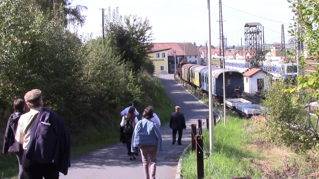 Auf dem Weg zum Eisenbahnmuseum Siegmundsherberg