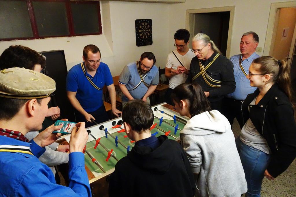 Finale: Team Papageno (im Vordergrund) gegen Snakeeye/Chesterfield.