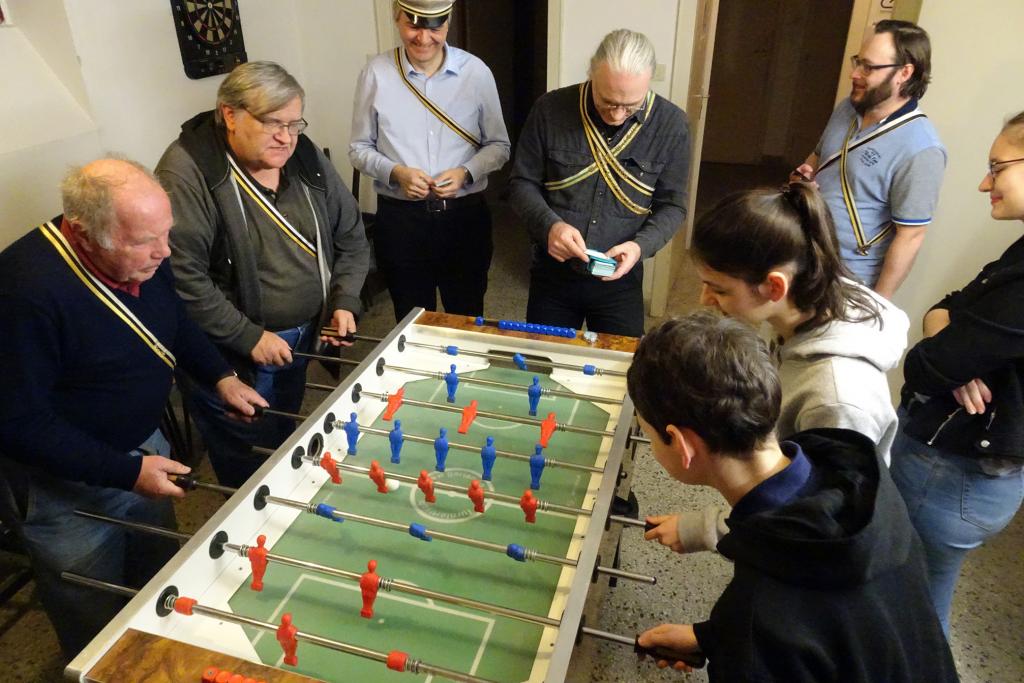 Erfahren gegen enthusiastisch: Roland - Cicero (links) gegen das Team