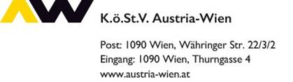 Anschrift-Logo KÖStV AUSTRIA WIEN im ÖCV