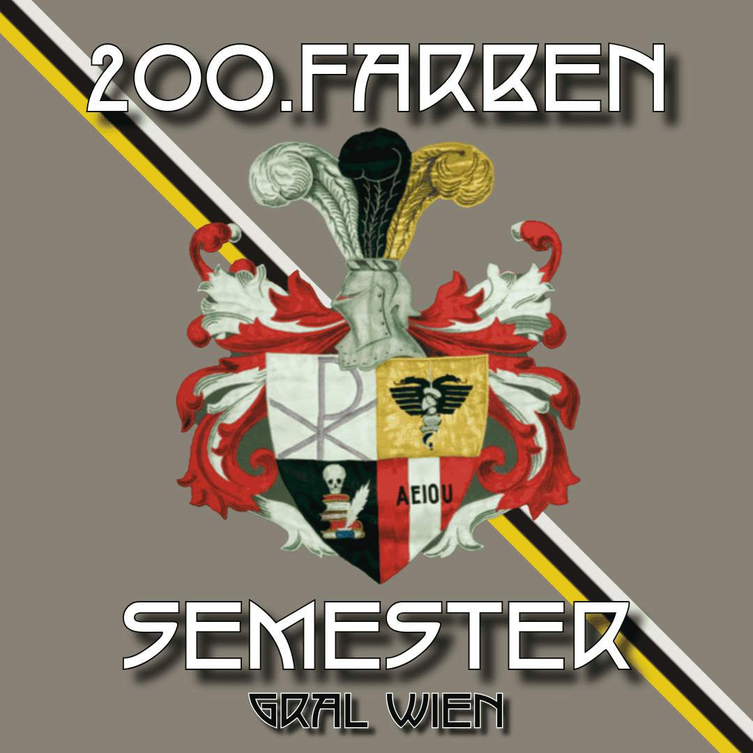 Logo zum 200. Farbsemester der Gral Wien