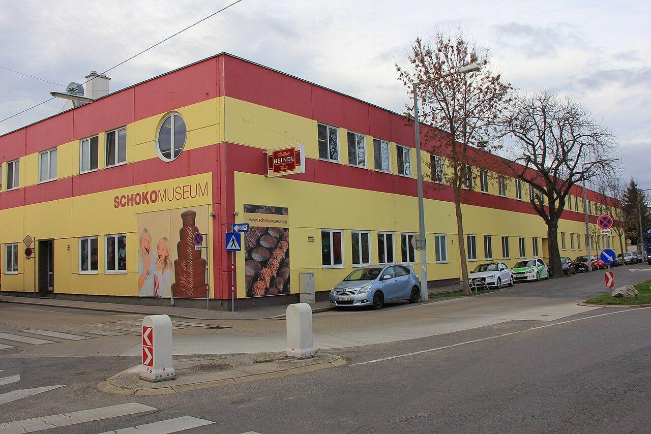 Schokomuseum HEINDL in 1230 Wien von außen betrachtet