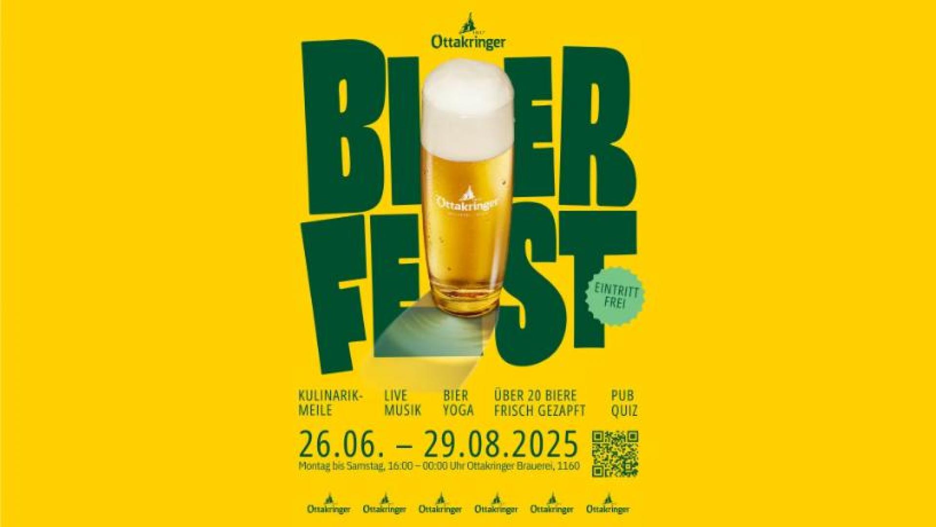 © OTTAKRINGER BIERFEST 26.JUN - 29.AUG 2025 © Ottakringer Brauerei - Bierfest-Logo